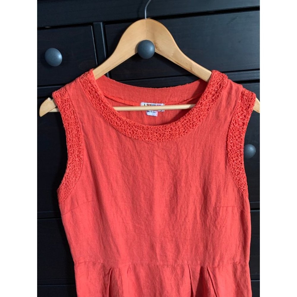 100% linen summer dress